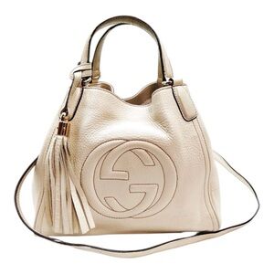 Gucci Soho pebble leather 2 way bag shoulder crossbody